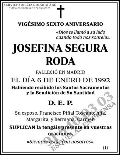 Josefina Segura Roda